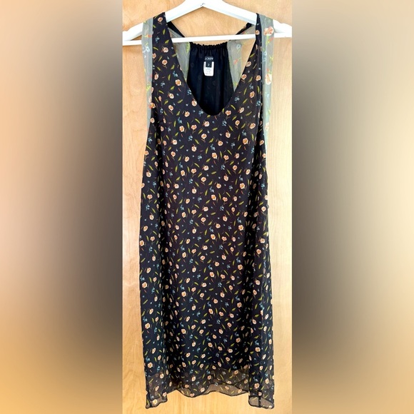 J. Crew Floral Tiered Silk Midi Sundress - Picture 2 of 8